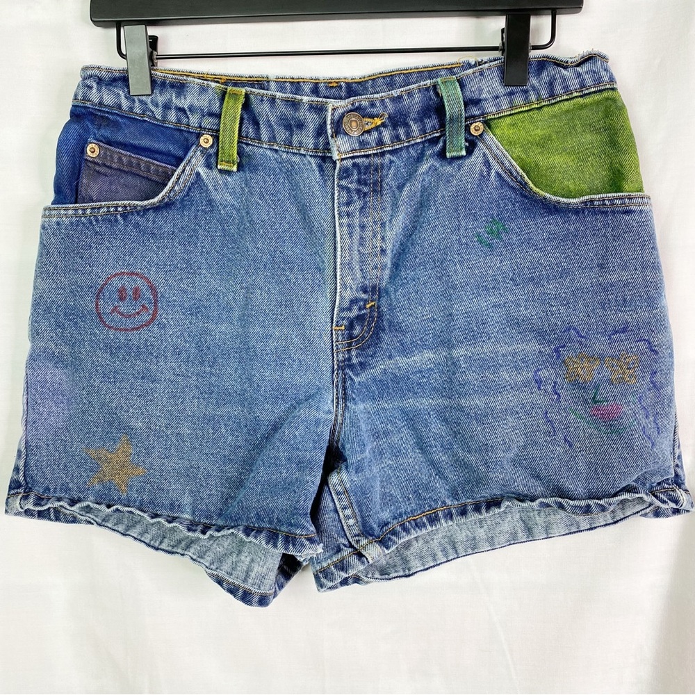 Vintage Levis Orange Tab 941 Custom Reworked Jean Shorts 10
